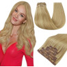 RUNATURE Blonde Clip in Hair Extensions