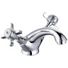 QX Edwardian Monobloc Basin Mixer Tap With Pop-Up Waste