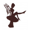 Fairy on a toadstool cardboard cutout