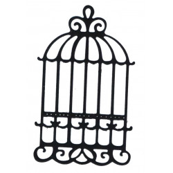Bird in cage Silhouette