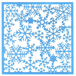 Snowflakes  Silhouette cardboard cutout