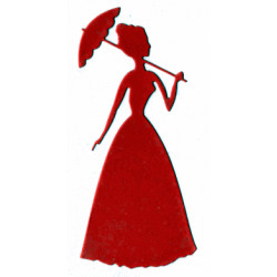 Woman with umbrella Silhouette