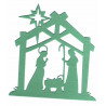 Nativity Silhouette cardboard cutout