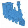 Steam Engine Silhouette cardboard cutout
