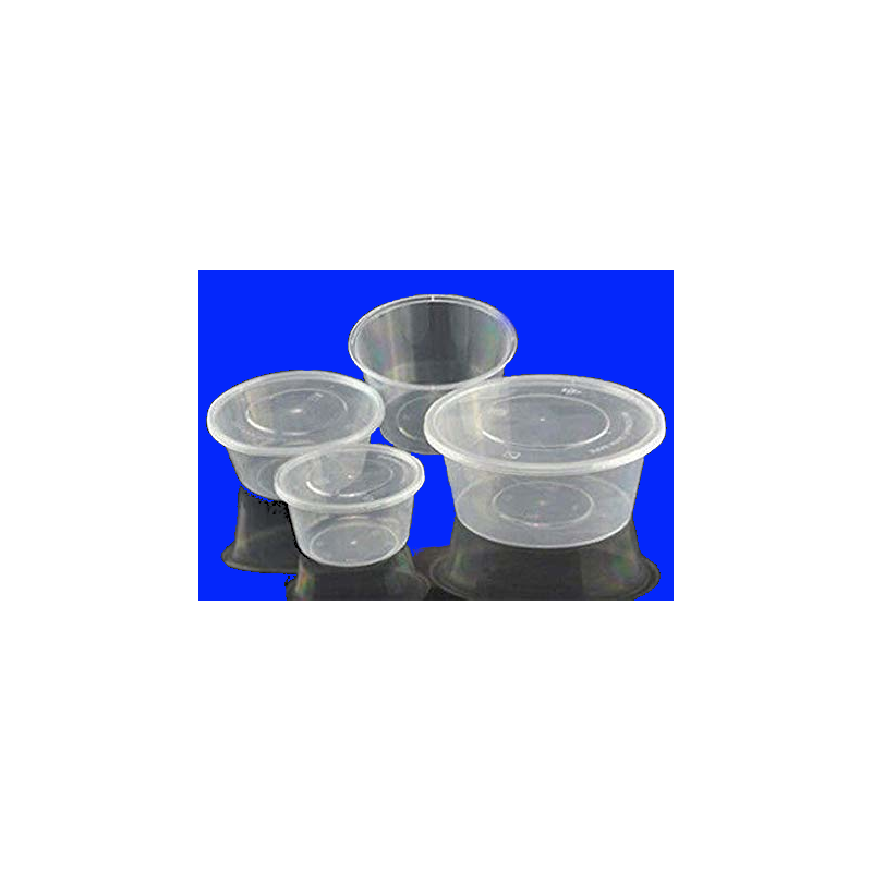 Round plastic containers 2oz-60ml