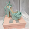 Shoes by Koi - Mint Green Slingback with calf straps