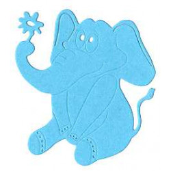 Elephant cardboard cutout