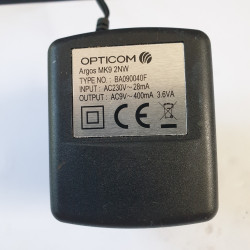 Model No: BA90040F OPTICOM Switching Power Adapter
